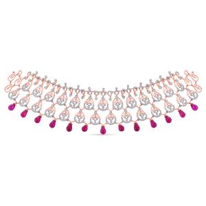 Buy 14 Karat Gold & Diamond Necklace