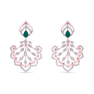 Buy 18 Karat Gold & Diamond Earrings