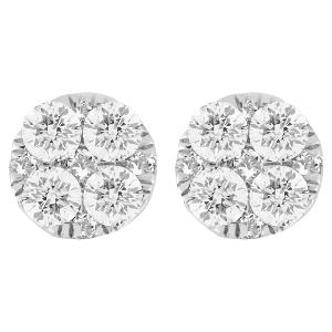 Buy 18 Karat Gold & Diamond Earrings