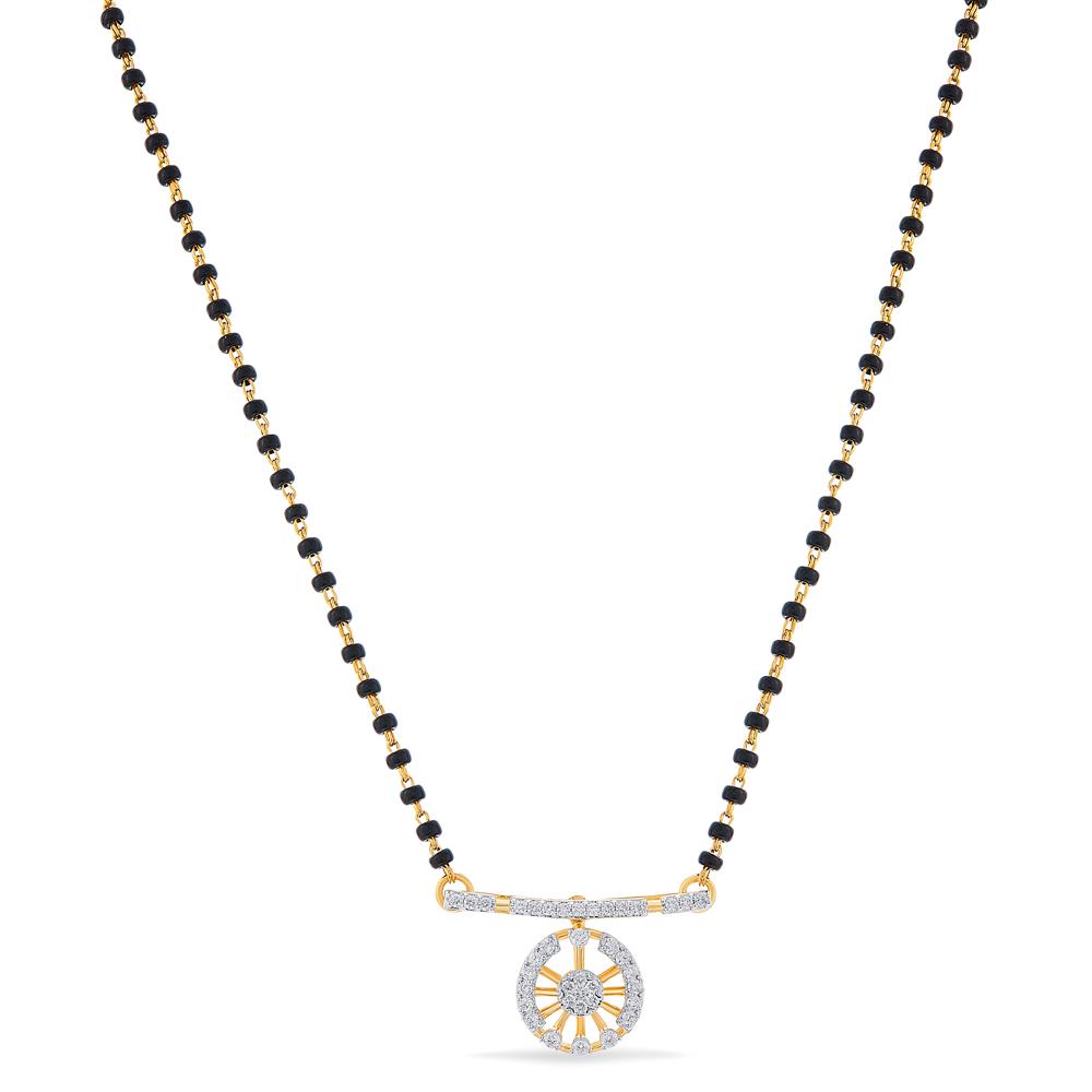 Buy 18 Karat Gold & Diamond Mangalsutra