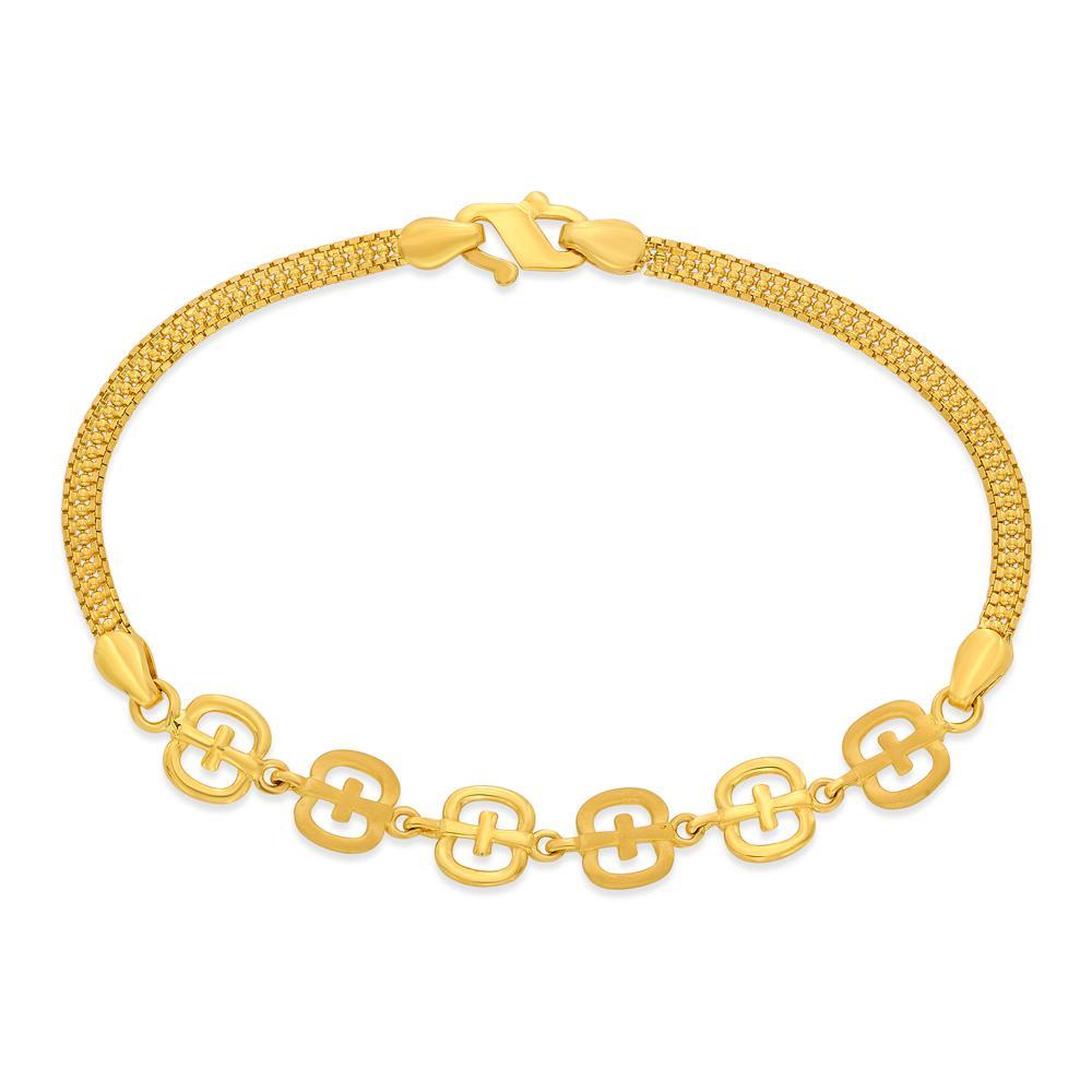 Buy Contemporary Link Gold Bracelet