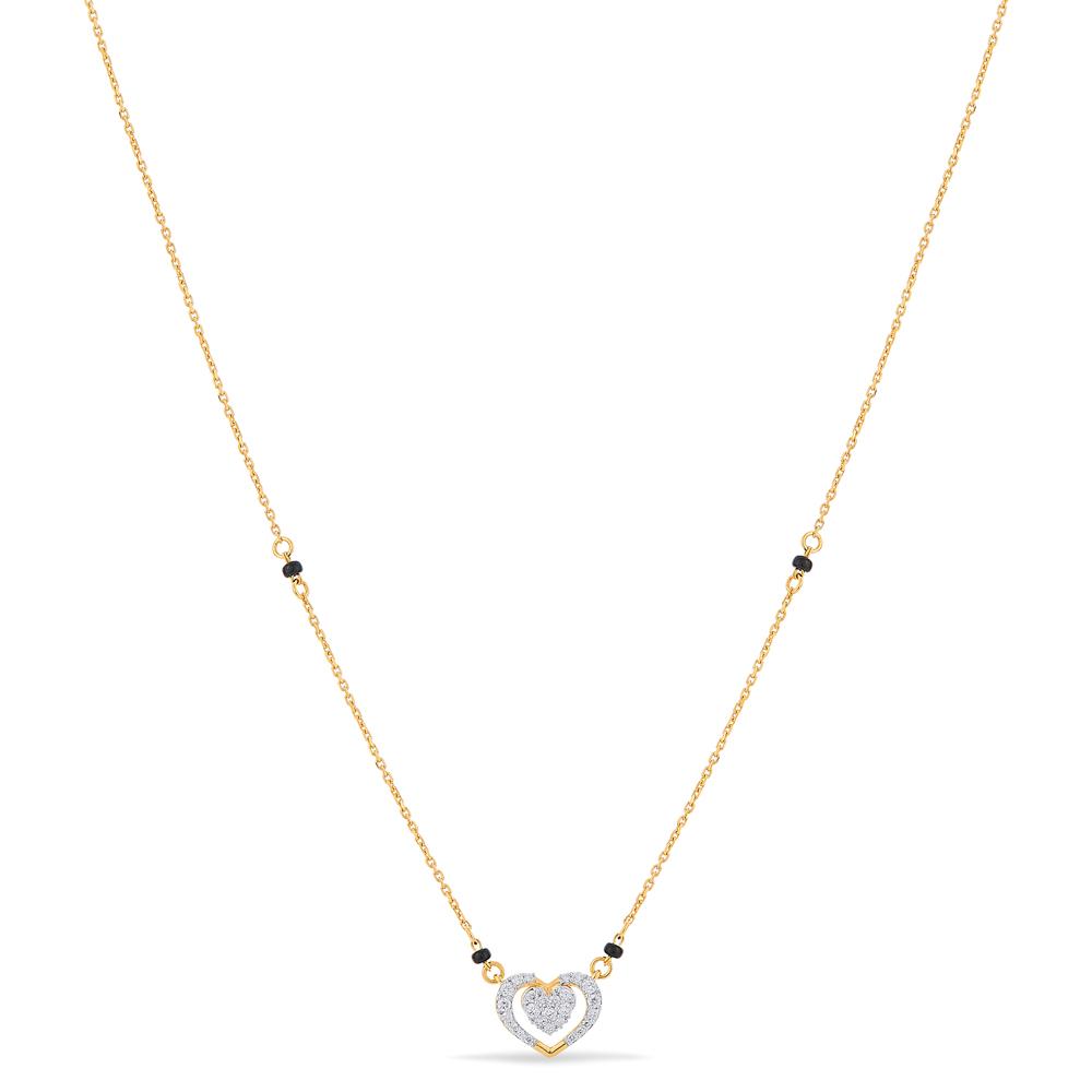 Buy 18 Karat Gold & Diamond Mangalsutra