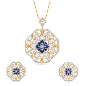 Buy 14 Karat Gold & Diamond Earrings