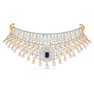 Buy 18 Karat Gold & Diamond Necklace