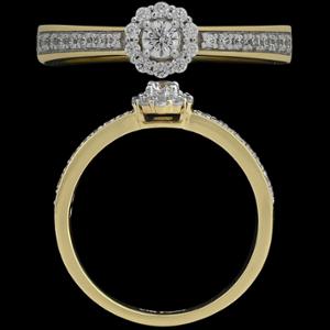 Buy 18 Karat Gold & Diamond Ring