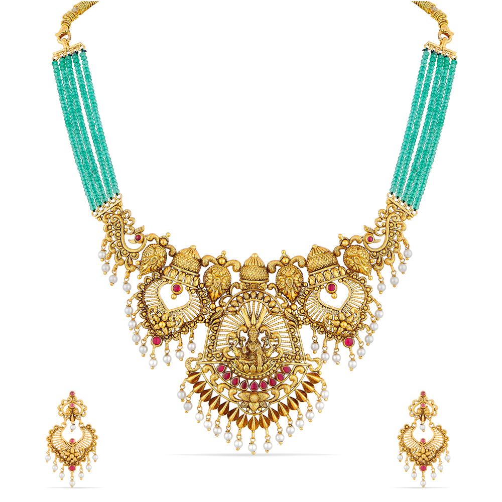 Buy 22 Karat Gold Necklace Set