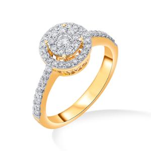 Buy 14 Karat Gold & Diamond Ring