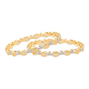 Buy 14 Karat Gold & Diamond Bangles