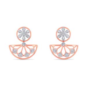 Buy 14 Karat Gold & Diamond Earrings