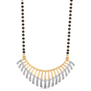 Buy 14 Karat Gold & Diamond Mangalsutra