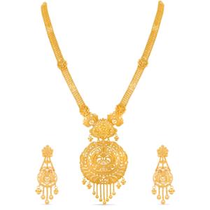 Buy 22 Karat Gold Necklace Set