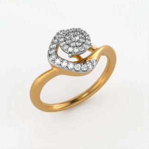 Buy 14 Karat Gold & Diamond Ring