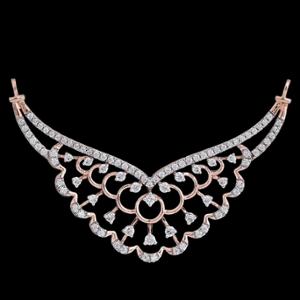 Buy 18 Karat Gold & Diamond Mangalsutra Pendant