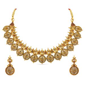 Buy 22 Karat Gold Necklace Set