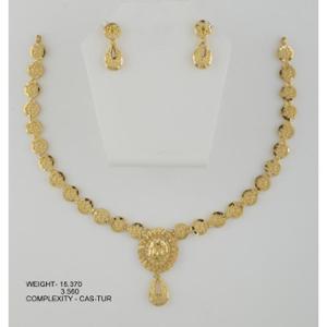 Buy 22 Karat Gold Necklace Set