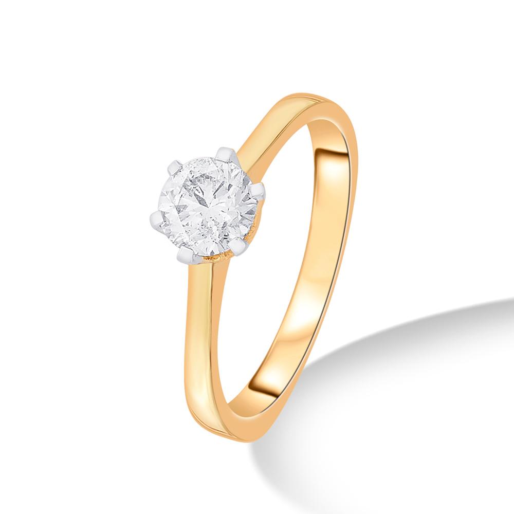 Buy 14 Karat Gold & Diamond Ring