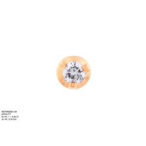Buy 22 Karat Gold & Diamond Nose Pin