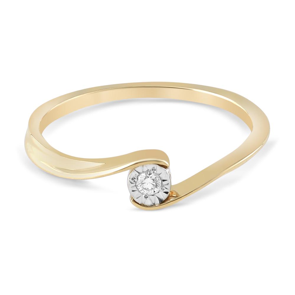 Buy 18 Karat Gold & Diamond Ring