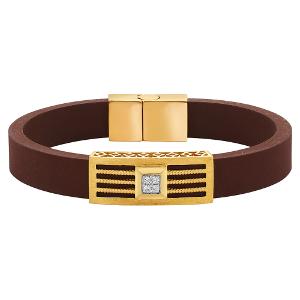 Buy 14 Karat Gold & Diamond Men's Bracelet