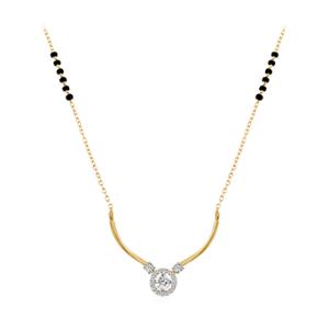 Buy 18 Karat Gold & Diamond Mangalsutra