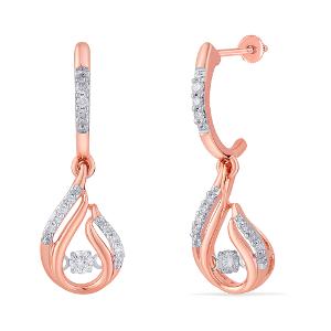 Buy 14 Karat Gold & Diamond Earrings