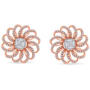 Buy 18 Karat Gold & Diamond Earrings