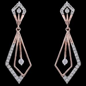 Buy 14 Karat Gold & Diamond Earrings