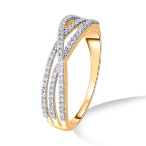 Buy 14 Karat Gold & Diamond Ring