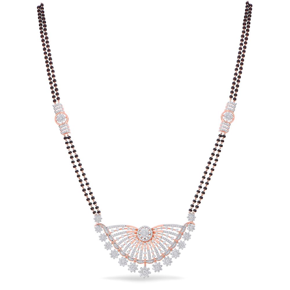 Buy 18 Karat Gold & Diamond Mangalsutra