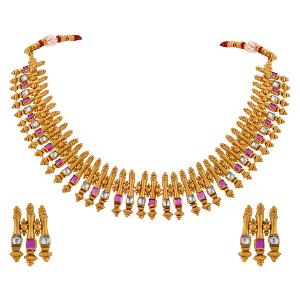 Buy 22 Karat Gold Necklace Set