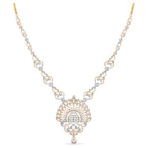 Buy 14 Karat Gold & Diamond Necklace