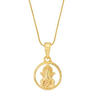 Buy 18 Karat Gold Pendant For Unisex