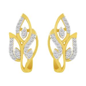 Buy 14 Karat Gold & Diamond Earrings
