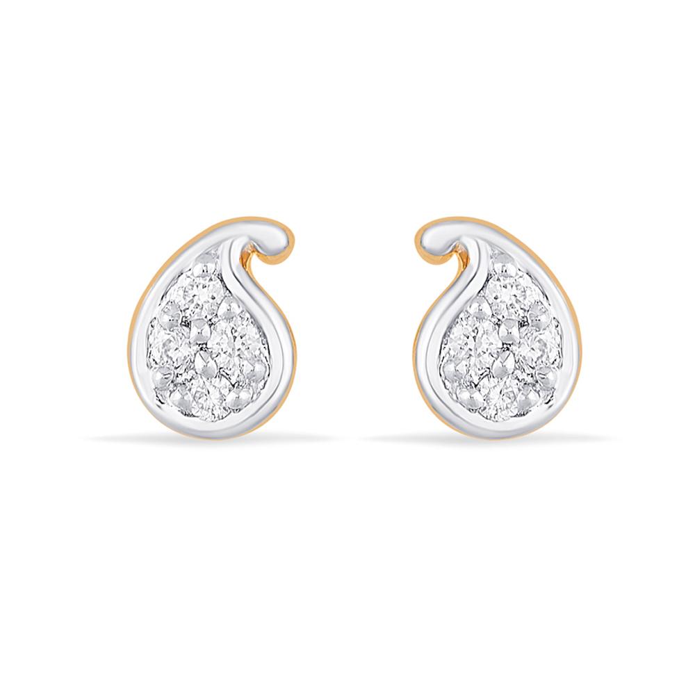 Buy 18 Karat Gold & Diamond Earrings