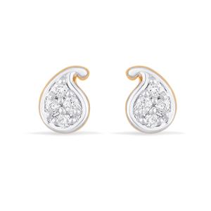 Buy 18 Karat Gold & Diamond Earrings