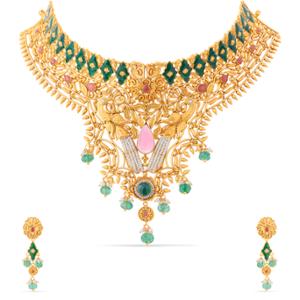 Buy 22 Karat Gold Necklace Set