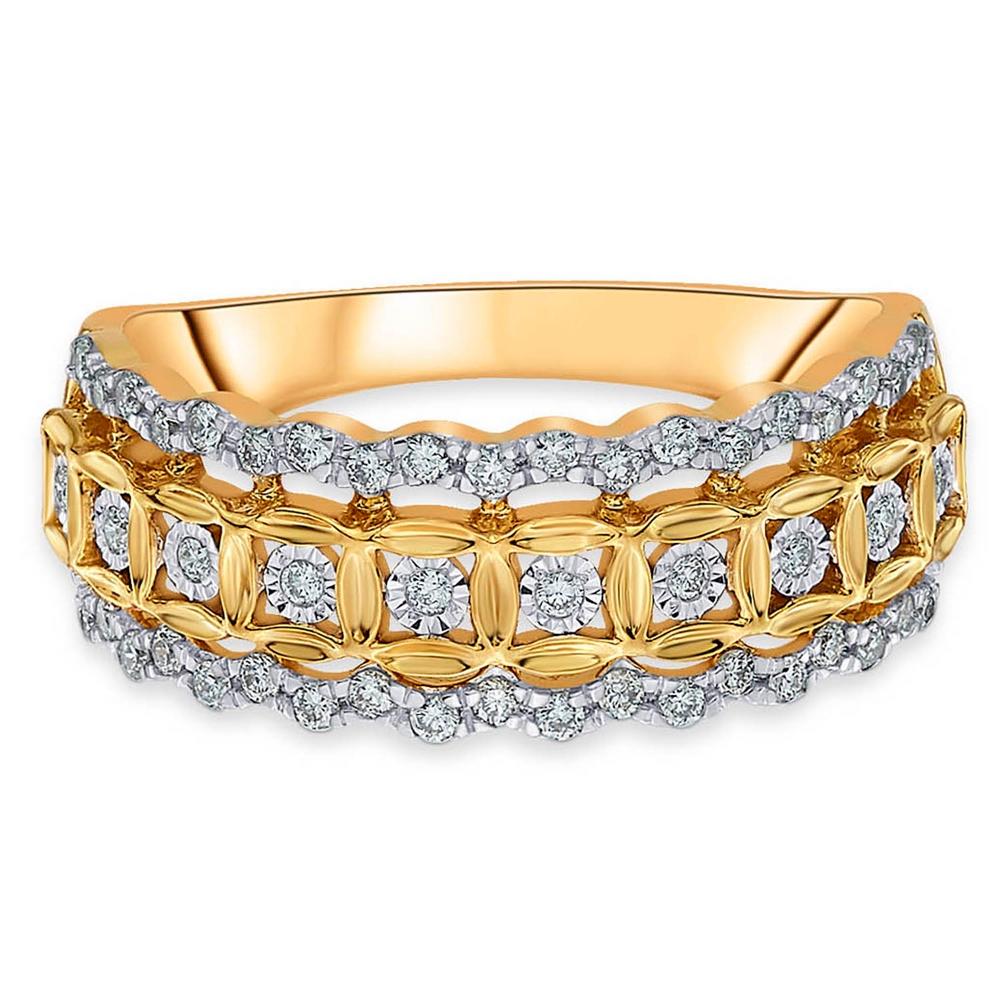 Buy 14Kt Gold & Diamond Ring