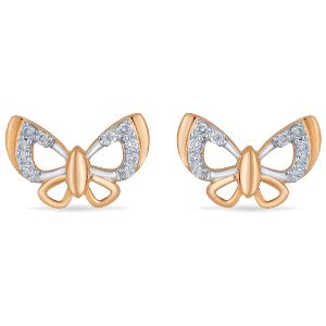 Buy 14 Karat Gold & Diamond Earrings