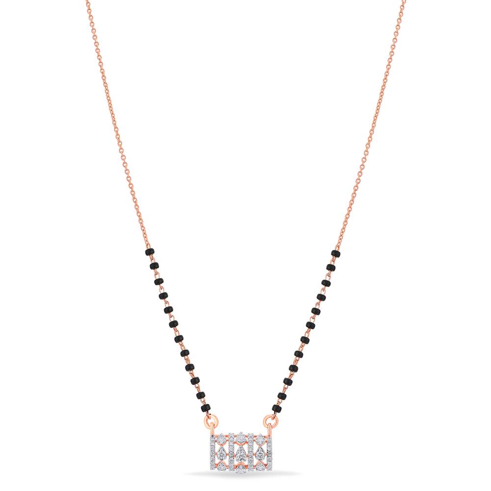 Buy 18 Karat Gold & Diamond Mangalsutra