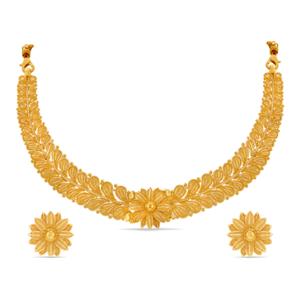 Buy 22 Karat Gold Necklace Set