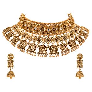 Buy 22 Karat Gold Necklace Set