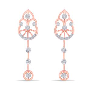 Buy 18 Karat Gold & Diamond Earrings
