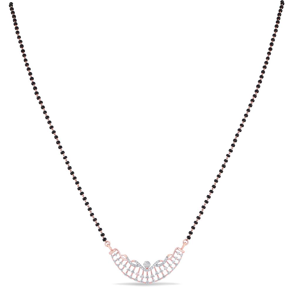 Buy 18 Karat Gold & Diamond Mangalsutra