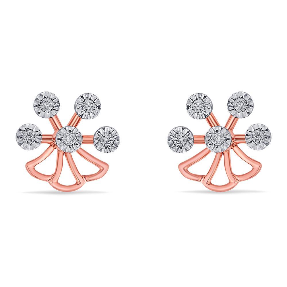 Buy Vibrant Flora Diamond Earrings