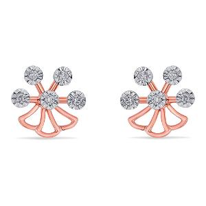 Buy Vibrant Flora Diamond Earrings