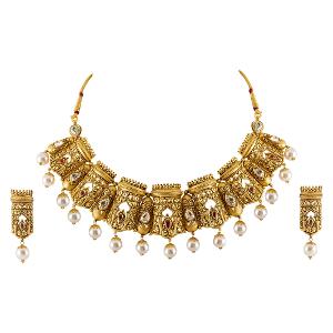 Buy 22 Karat Gold Necklace Set