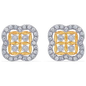 Buy 14 Karat Gold & Diamond Earrings