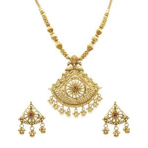 Buy 22 Karat Gold Necklace Set