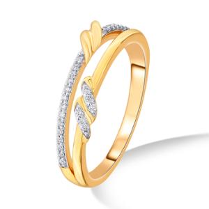 Buy 14 Karat Gold & Diamond Ring