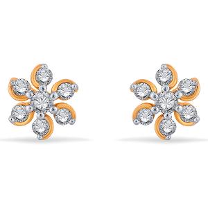 Buy 18 Karat Gold & Diamond Earrings